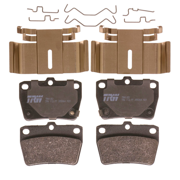 Rear Disc Brake Pad Set for Toyota RAV4 2004 - 2005 TRW  Pro TRH1051