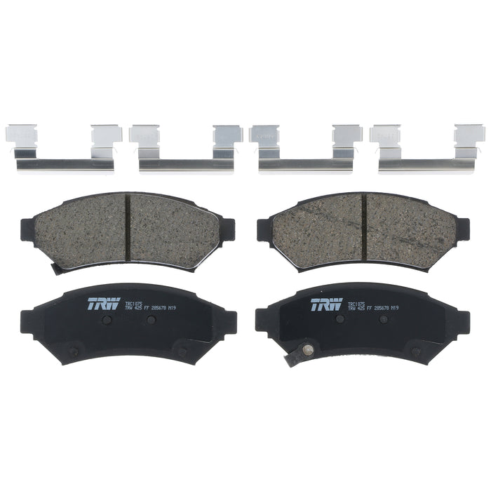 Front Disc Brake Pad Set for Pontiac Grand Prix 2005 - 2008 TRW  Pro TRC1075