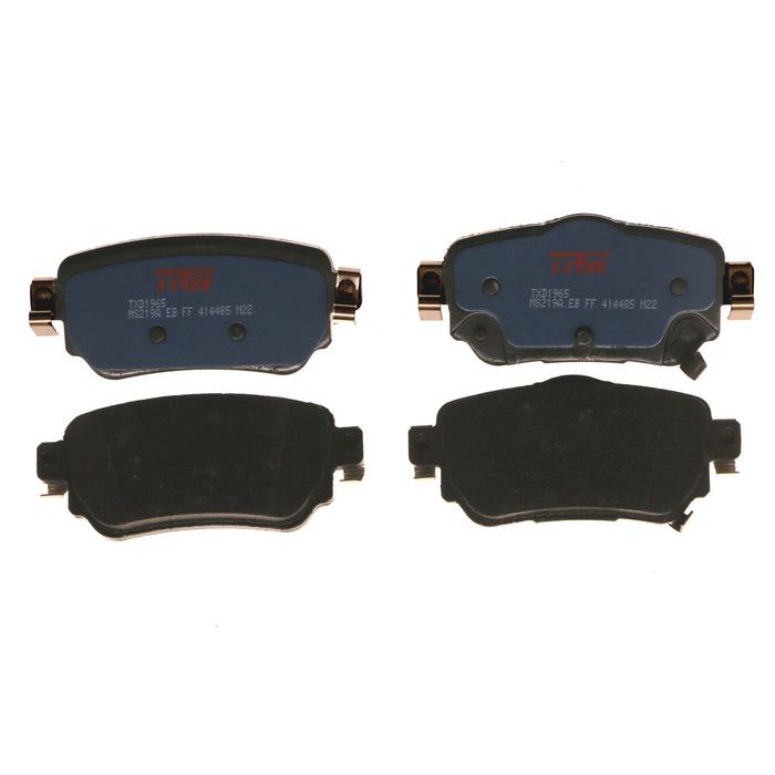 Rear Disc Brake Pad Set for Nissan LEAF 2018 - 2023 TRW  Blue TXD1965