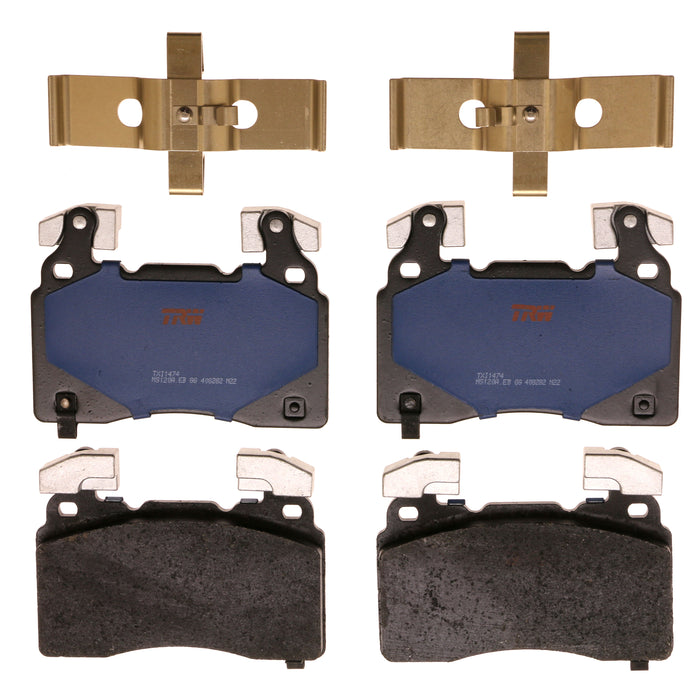 Front Disc Brake Pad Set for Tesla S 2012 - 2014 TRW  Blue TXI1474
