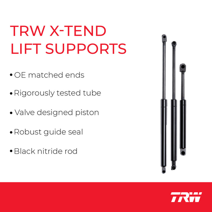 Back Glass Lift Support for Ford Expedition 1997 - 1998 TRW TSG304023