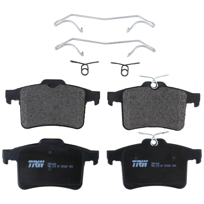 Rear Disc Brake Pad Set for Jaguar XF 2010 - 2015 TRW  Pro TRM1449