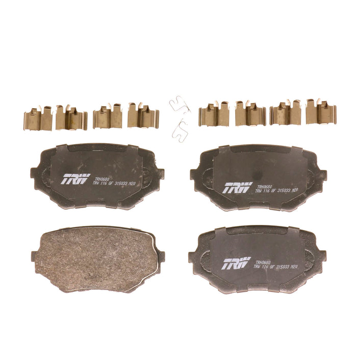 Front Disc Brake Pad Set for Suzuki Grand Vitara 1999 - 2005 TRW  Pro TRH0680