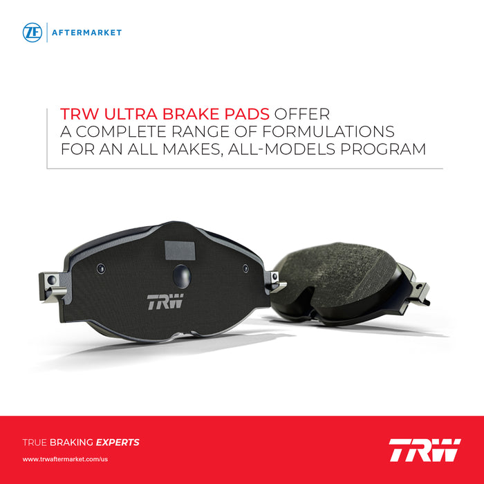 Front Disc Brake Pad Set for Land Rover LR3 2005 - 2009 TRW  Ultra TXH1098