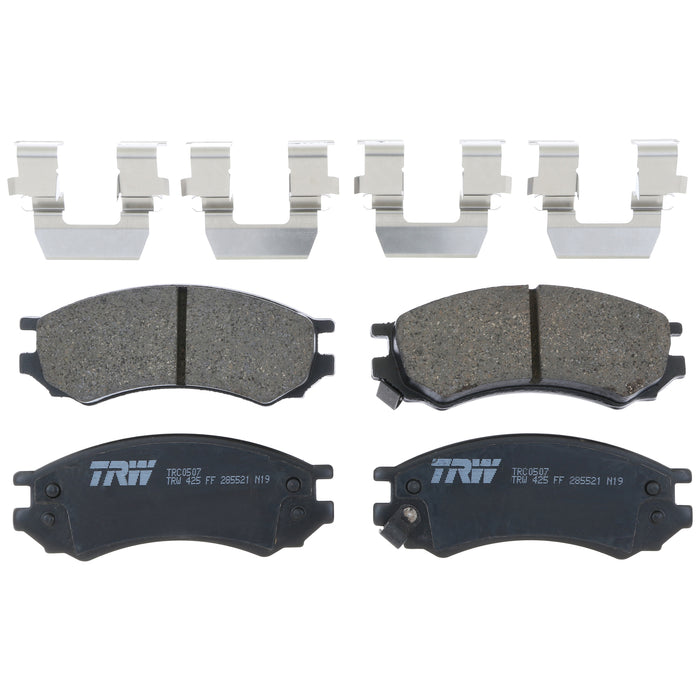 Front Disc Brake Pad Set for Saturn SL2 1991 - 1996 TRW  Pro TRC0507