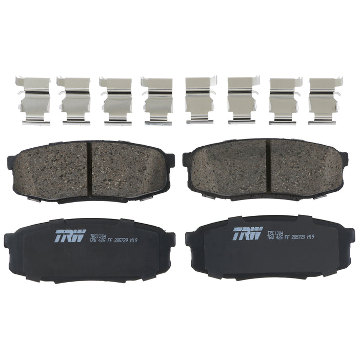 Rear Disc Brake Pad Set for Toyota Tundra 2007 - 2021 TRW  Pro TRC1304