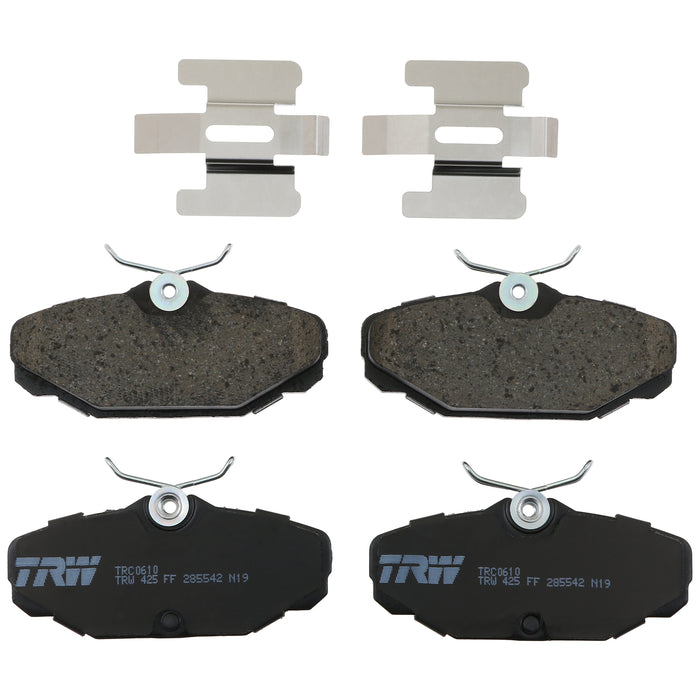 Rear Disc Brake Pad Set for Ford Taurus 1993 - 2005 TRW  Pro TRC0610