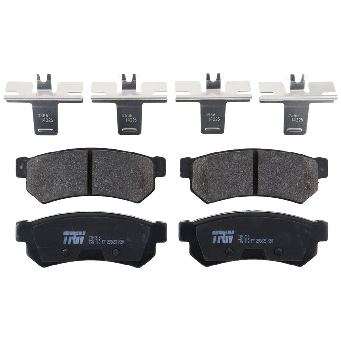 Rear Disc Brake Pad Set for Suzuki Forenza 2007 - 2008 TRW  Pro TRH1315