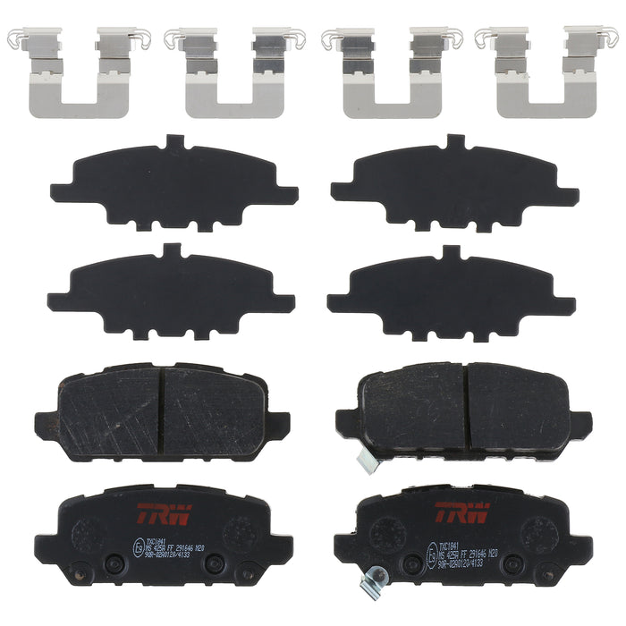 Rear Disc Brake Pad Set for Honda HR-V 2016 TRW  Ultra TXC1841