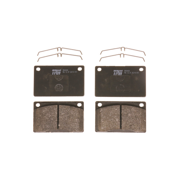 Front Disc Brake Pad Set for Volvo 240 1990 - 1993 TRW  Pro TRH0043A