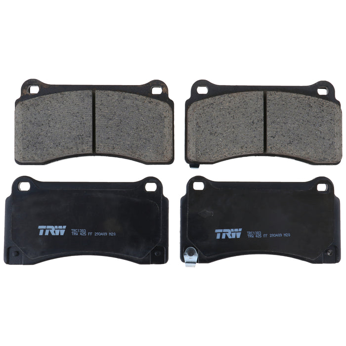 Rear Disc Brake Pad Set for Nissan GT-R 2009 - 2018 TRW  Pro TRC1383