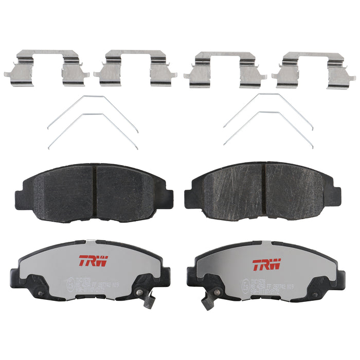 Front Disc Brake Pad Set for Honda Civic 2012 - 2015 TRW  Ultra TXC1578