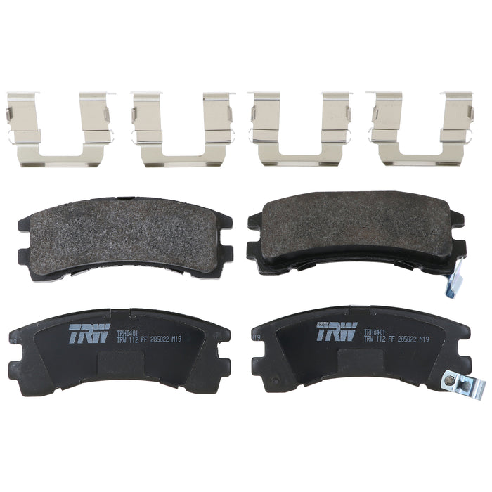 Rear Disc Brake Pad Set for Nissan Pathfinder 1990 - 1995 TRW  Pro TRH0401