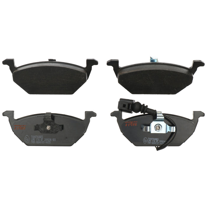 Front Disc Brake Pad Set for Volkswagen Jetta 2000 - 2005 TRW  Ultra TXH0768AES