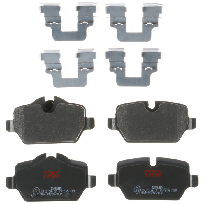 Rear Disc Brake Pad Set for Mini Cooper Countryman 2011 - 2016 TRW  Ultra TXM1554