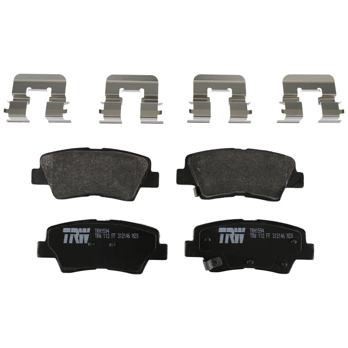 Rear Disc Brake Pad Set for Hyundai Sonata 2015 TRW  Pro TRH1594